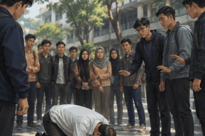 Viral Video Ciuman Mahasiswa Sesama Jenis di Kampus PNJ, Orang Tua Minta Maaf Sampai Sujud!